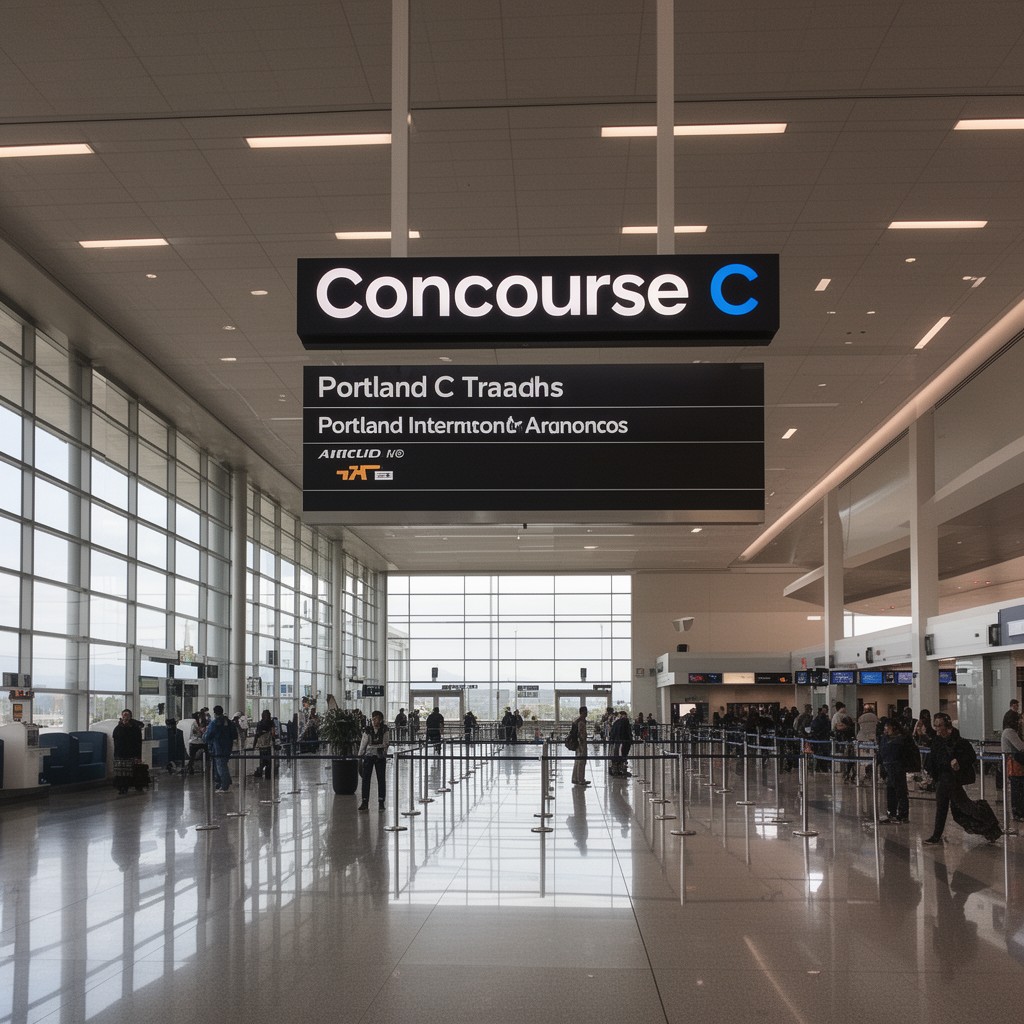 AI-generated illustration of Concourse C