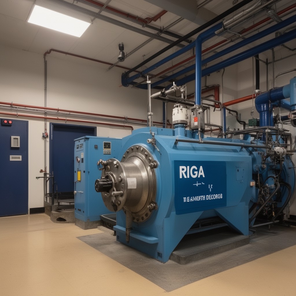 AI-generated illustration of TRIGA research reactor