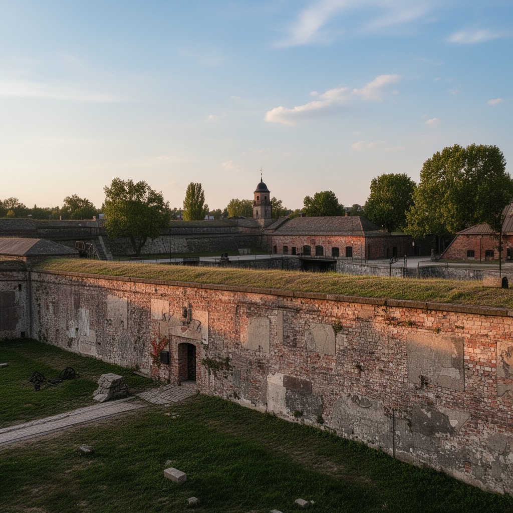 AI-generated illustration of Kaunas Fortress