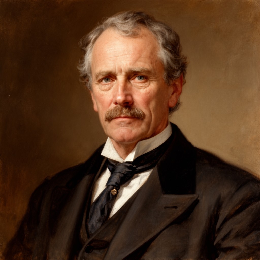 AI-generated illustration of Jefferson Davis