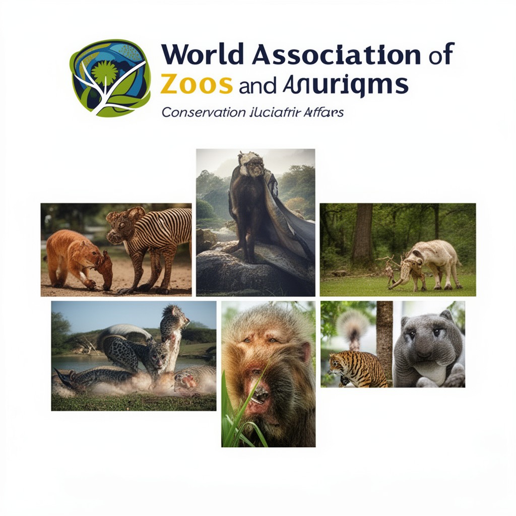 AI-generated illustration of World Association of Zoos and Aquariums