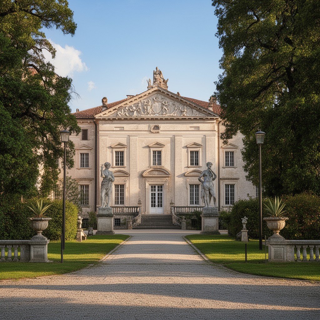 AI-generated illustration of Villa Emo