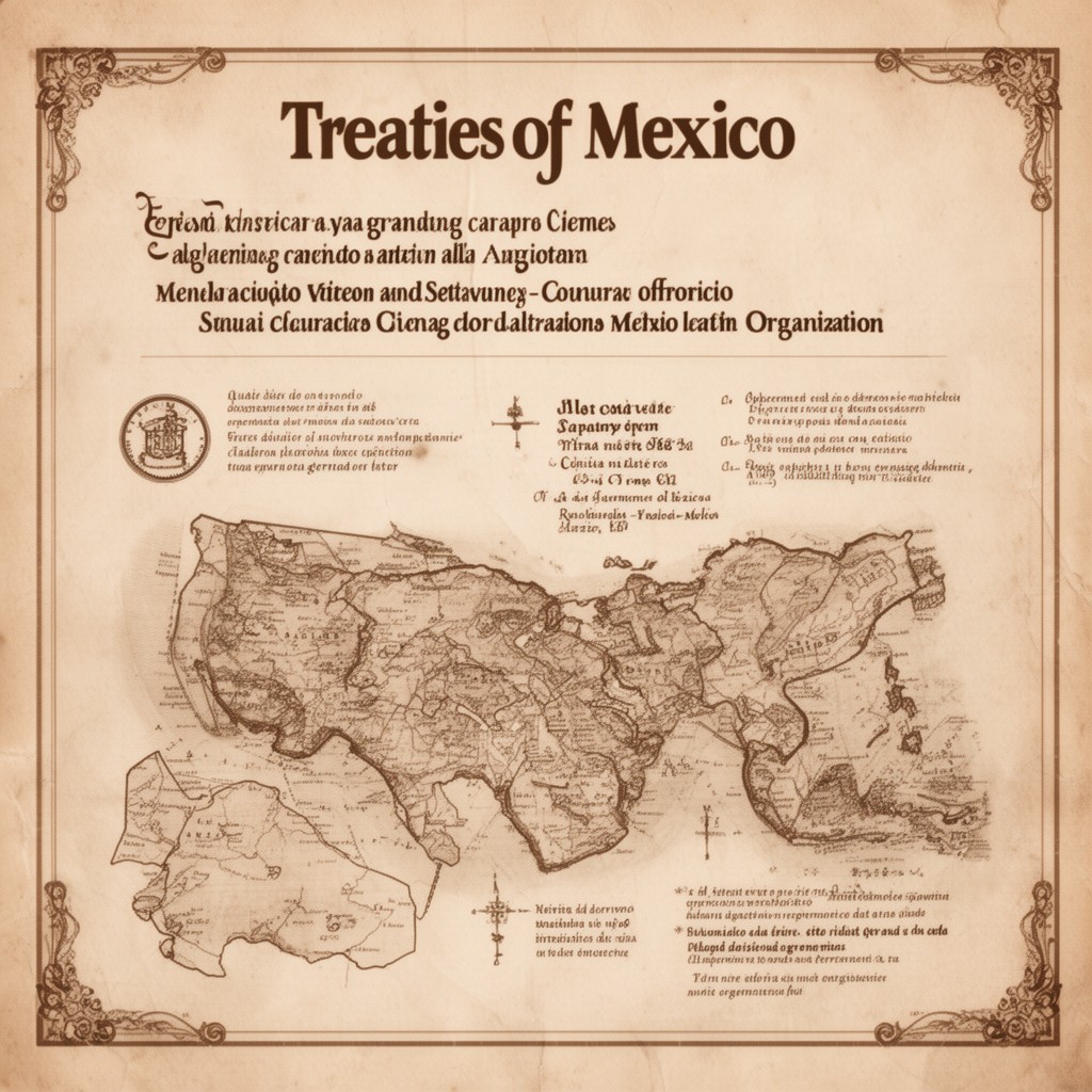 AI-generated illustration of Treaties of Mexico