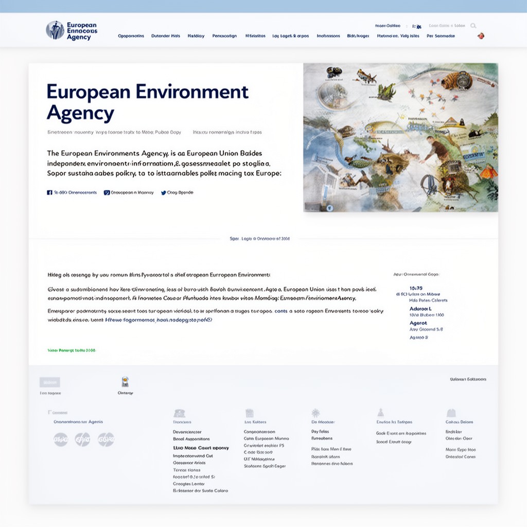 AI-generated illustration of European Environment Agency