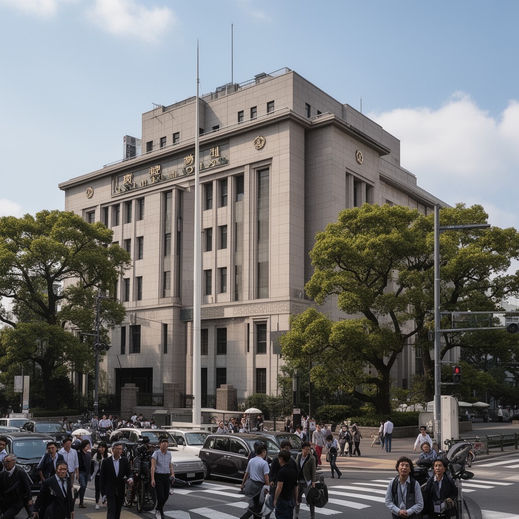 AI-generated illustration of Tokyo High Court
