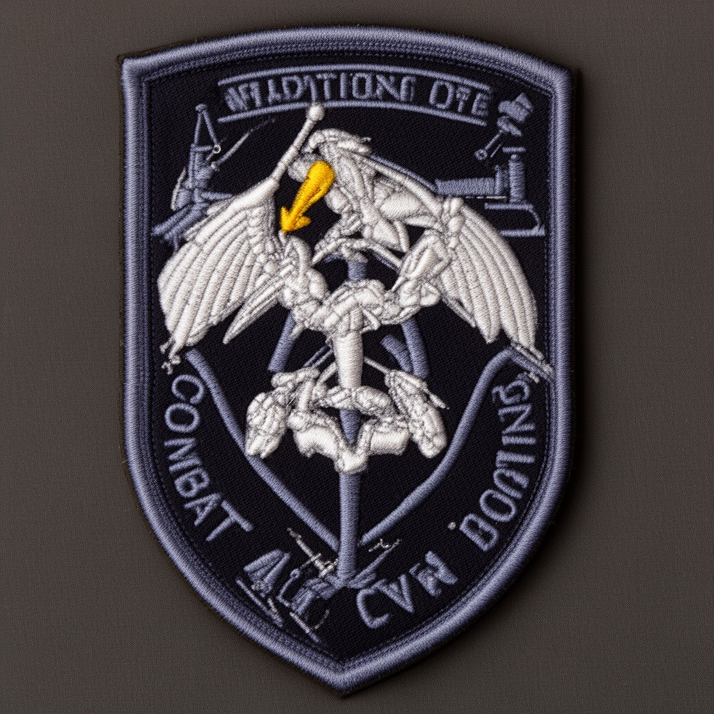 AI-generated illustration of Combat Action Badge