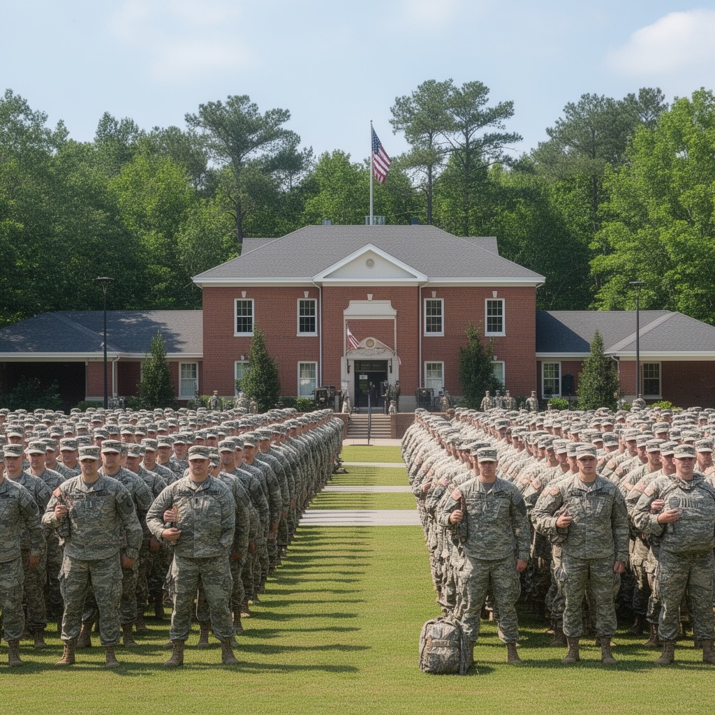 AI-generated illustration of Officer Candidate School (United States Army)