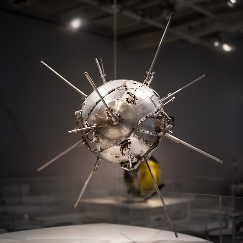 AI-generated illustration of Sputnik 1