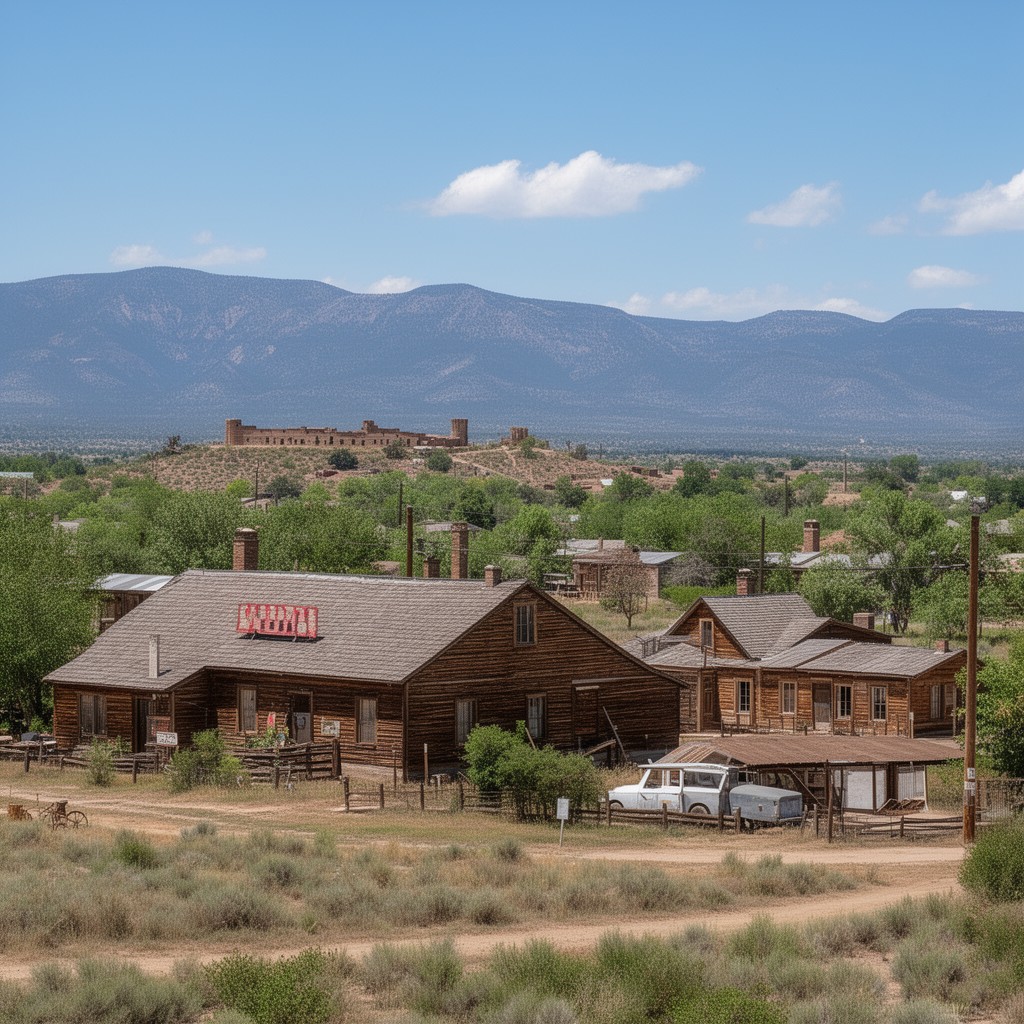 AI-generated illustration of Fort Stanton Historic District