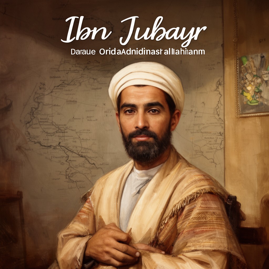 AI-generated illustration of Ibn Jubayr