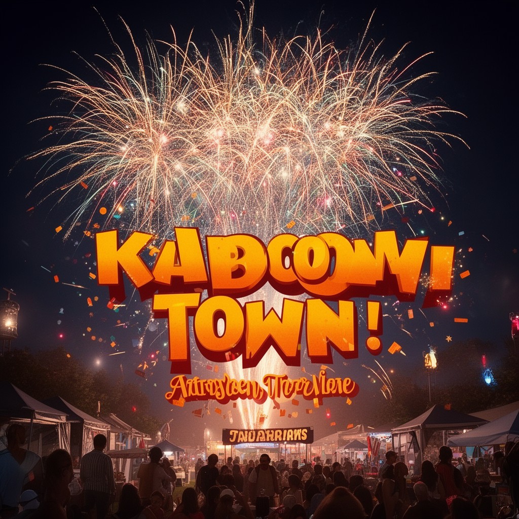 AI-generated illustration of Kaboom Town!