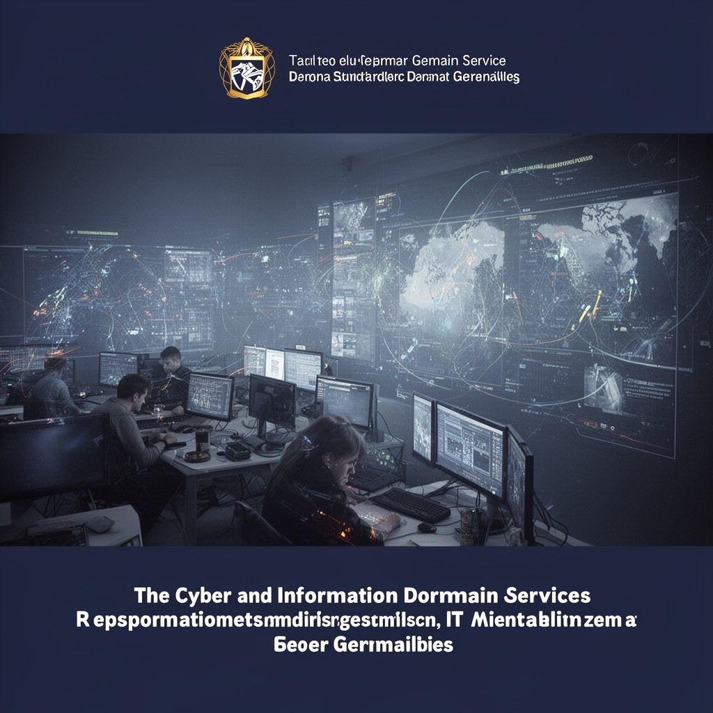 AI-generated illustration of Cyber and Information Domain Service (Germany)