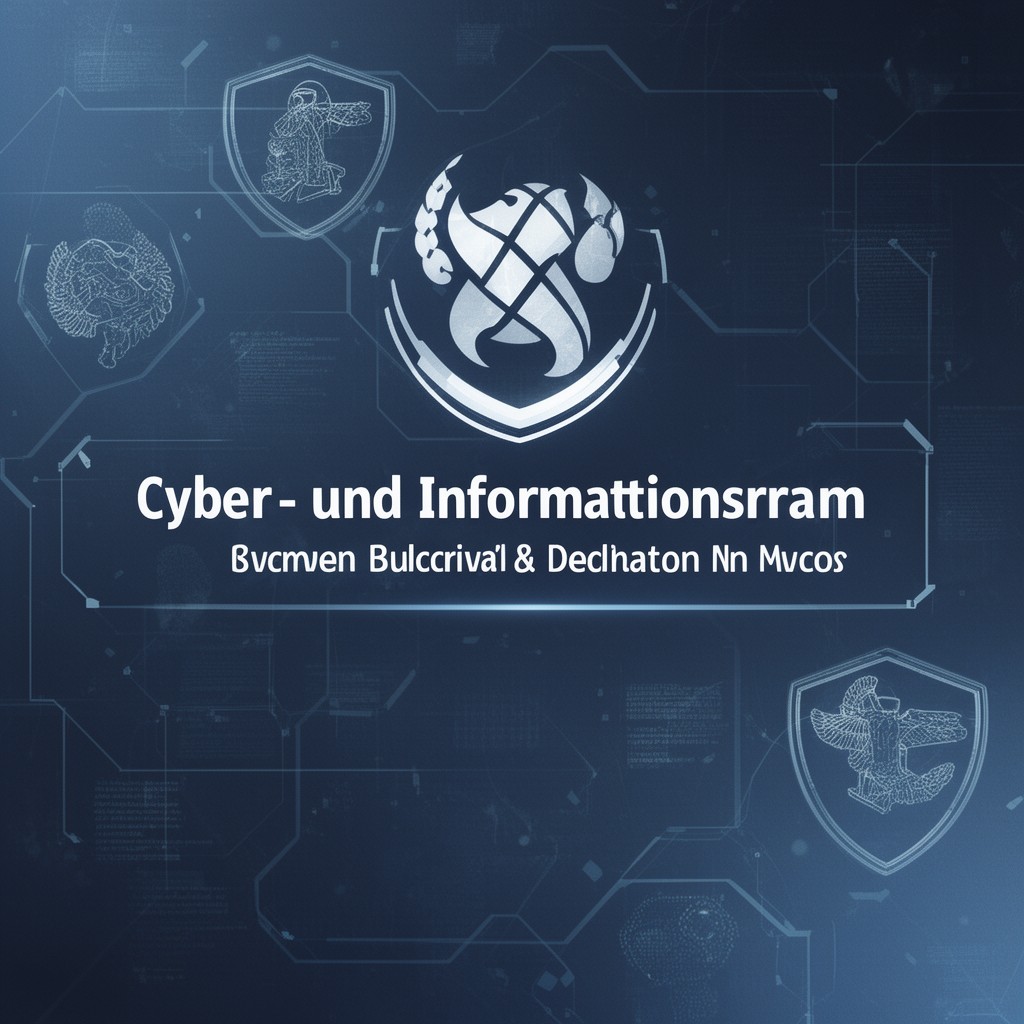 AI-generated illustration of Cyber- und Informationsraum