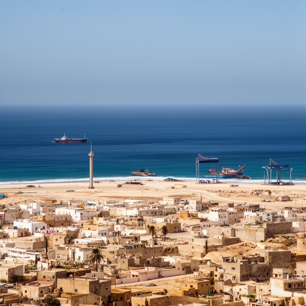 AI-generated illustration of Tobruk