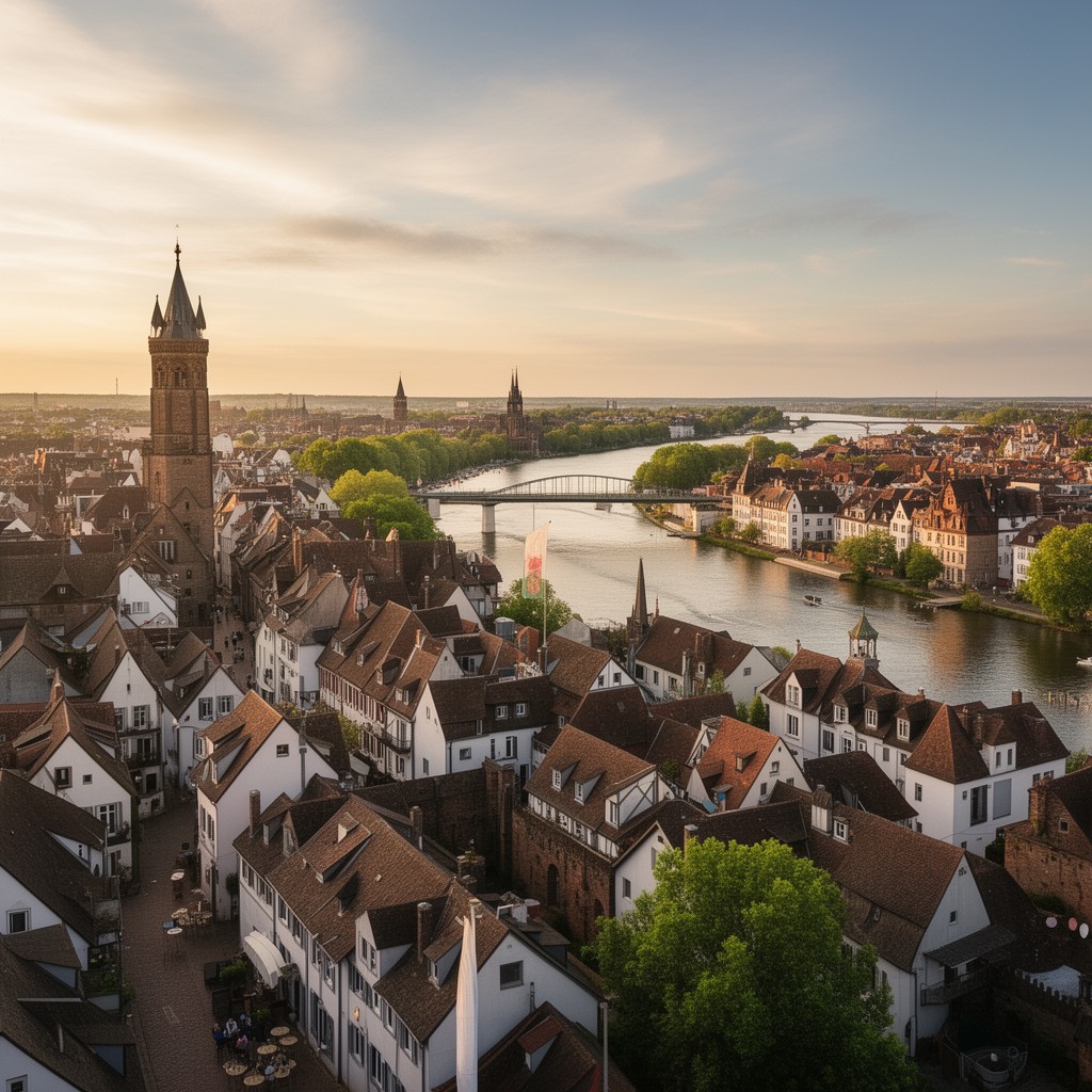 AI-generated illustration of Wesel