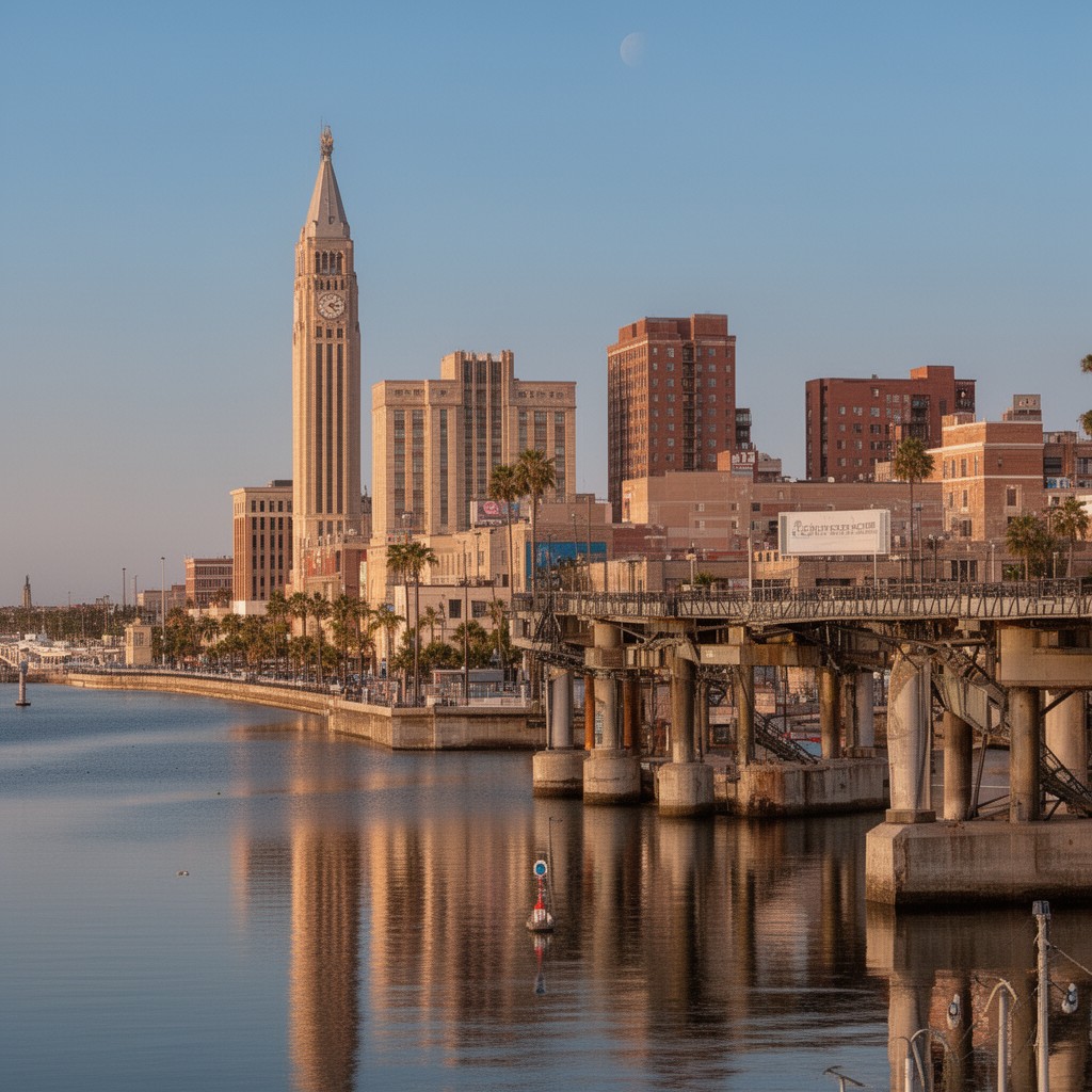 AI-generated illustration of Corpus Christi, Texas, United States