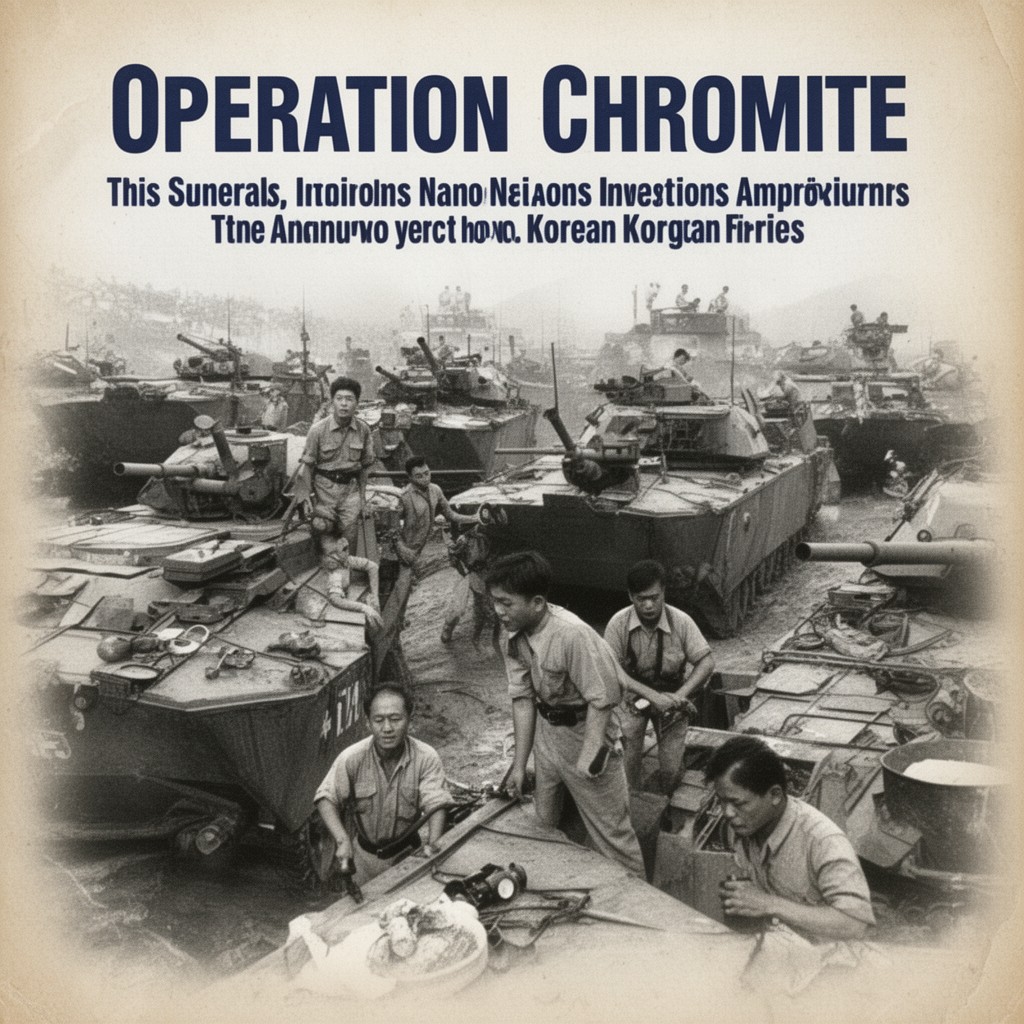AI-generated illustration of Operation Chromite