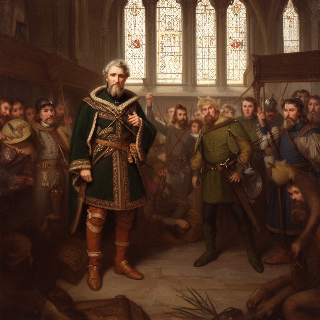 AI-generated illustration of Robert Fitzwalter