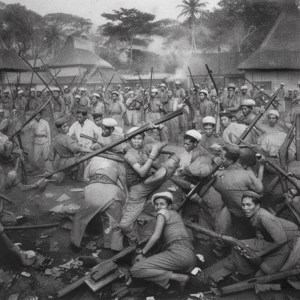 AI-generated illustration of Aceh War