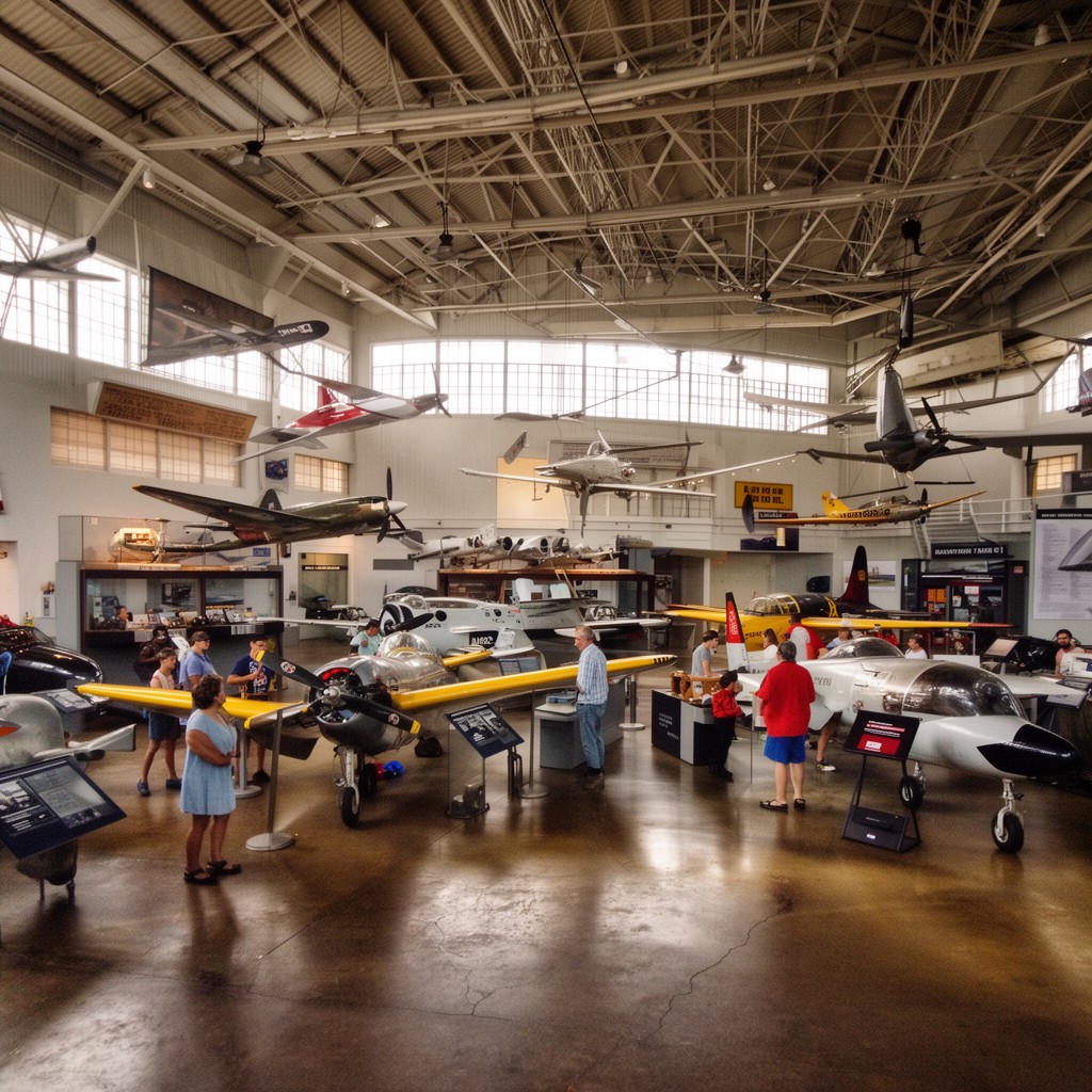 AI-generated illustration of Pearl Harbor Aviation Museum