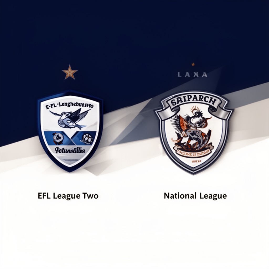 AI-generated illustration of EFL League Two and National League