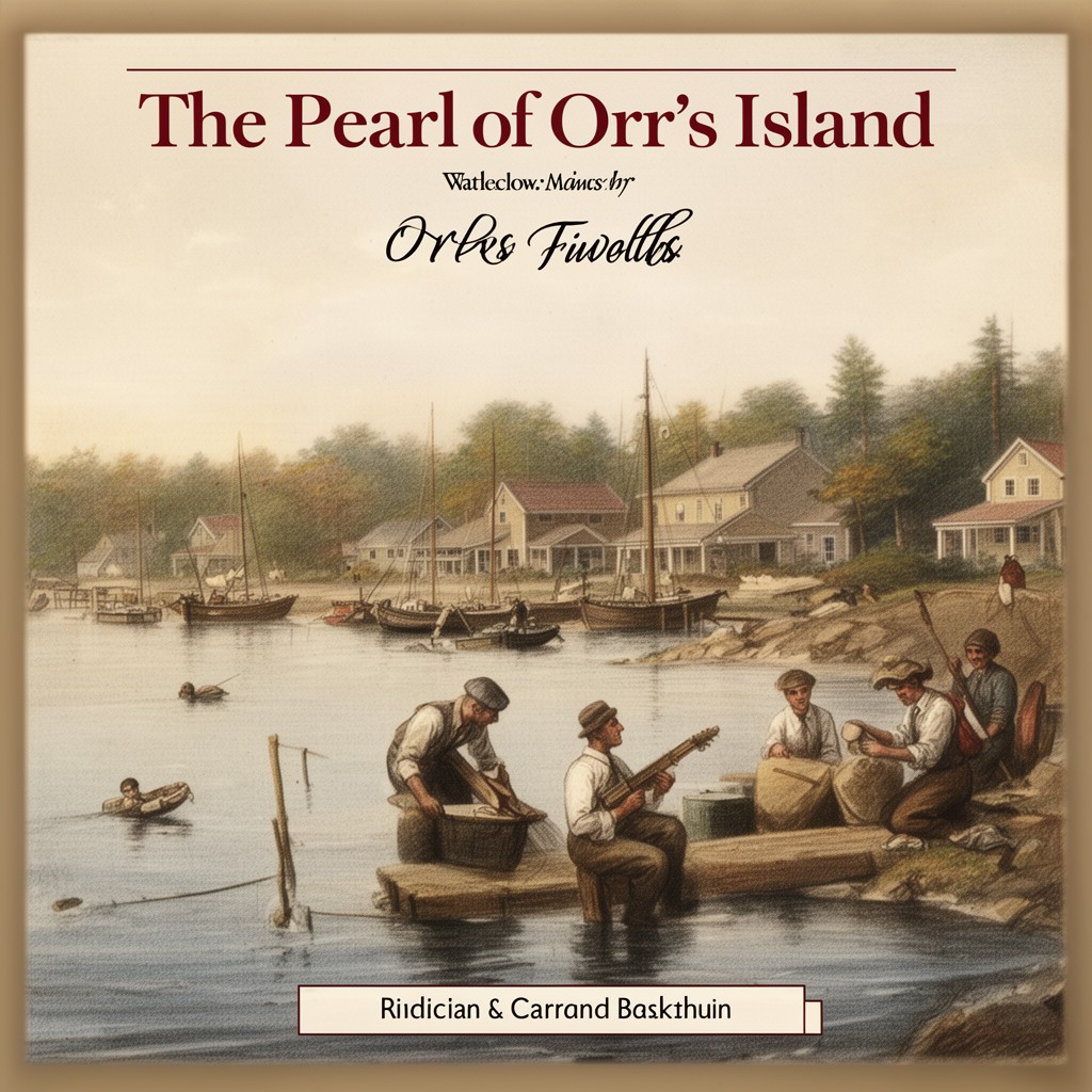 AI-generated illustration of The Pearl of Orr's Island