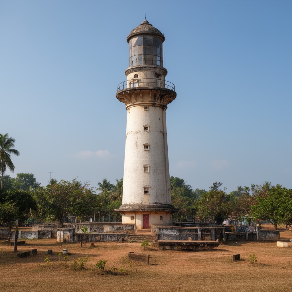 AI-generated illustration of Batticaloa Lighthouse