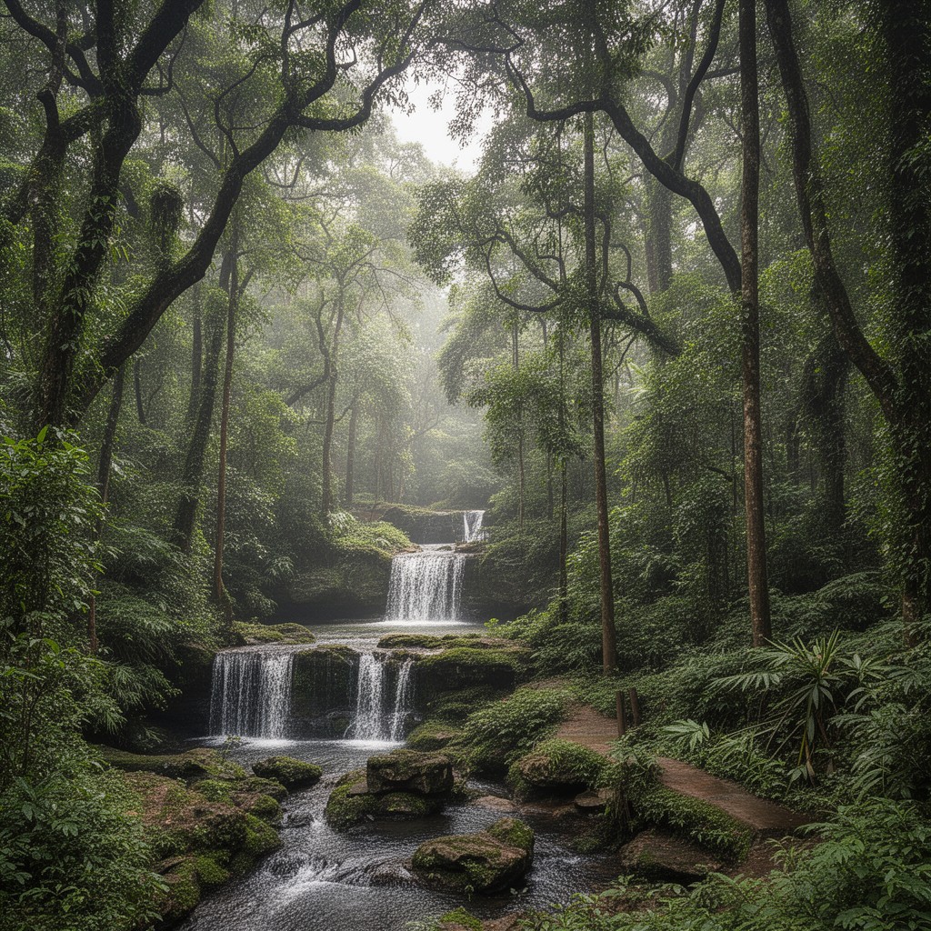 AI-generated illustration of Karura Forest