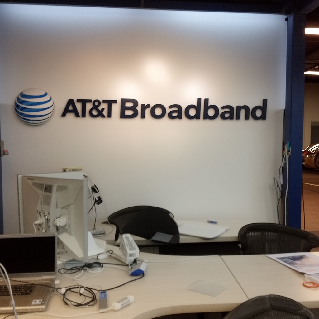 AI-generated illustration of AT&T Broadband