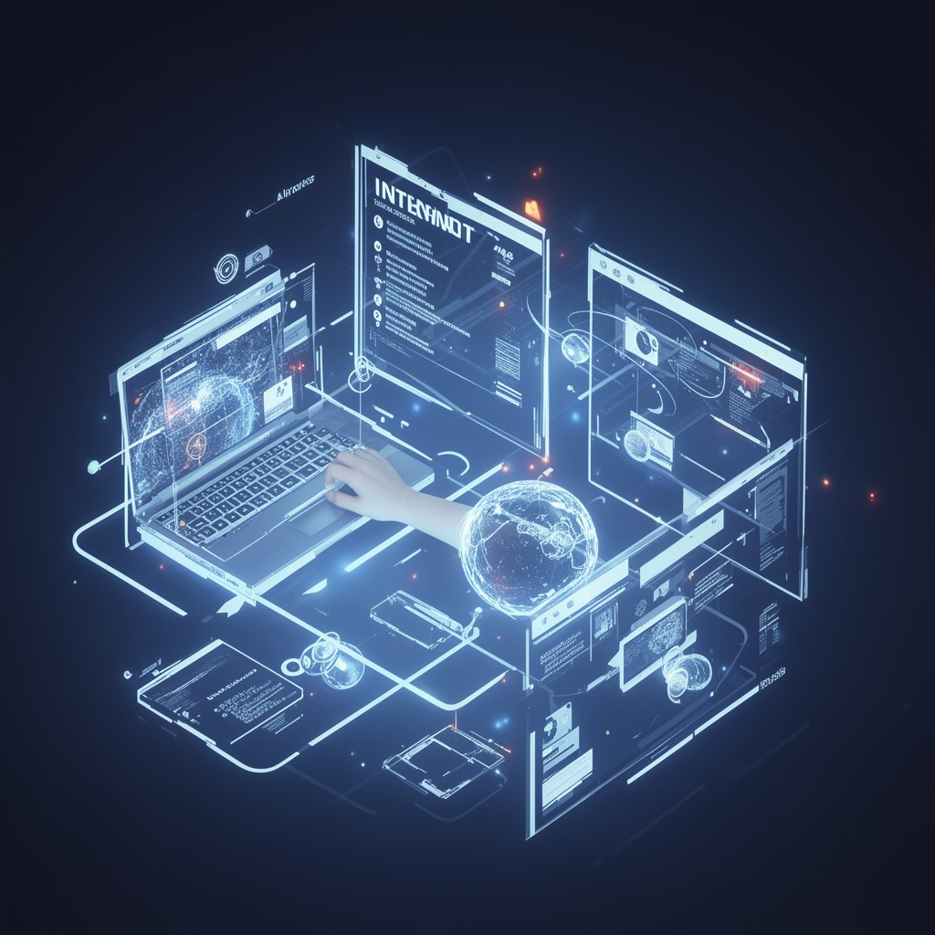 AI-generated illustration of Internet Protocol