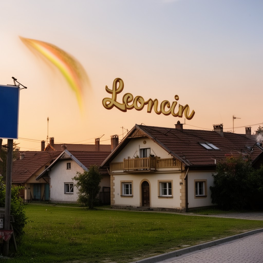 AI-generated illustration of Leoncin
