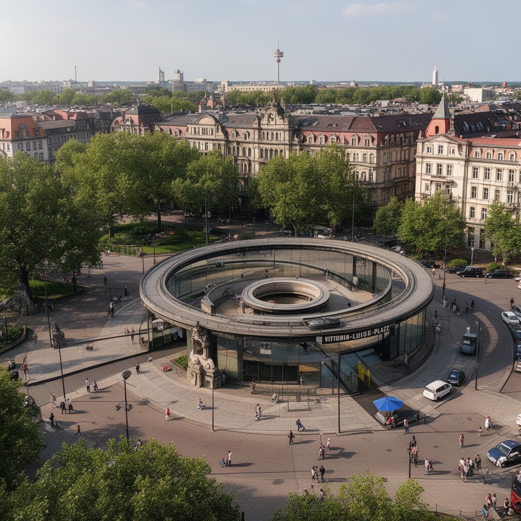 AI-generated illustration of Viktoria-Luise-Platz