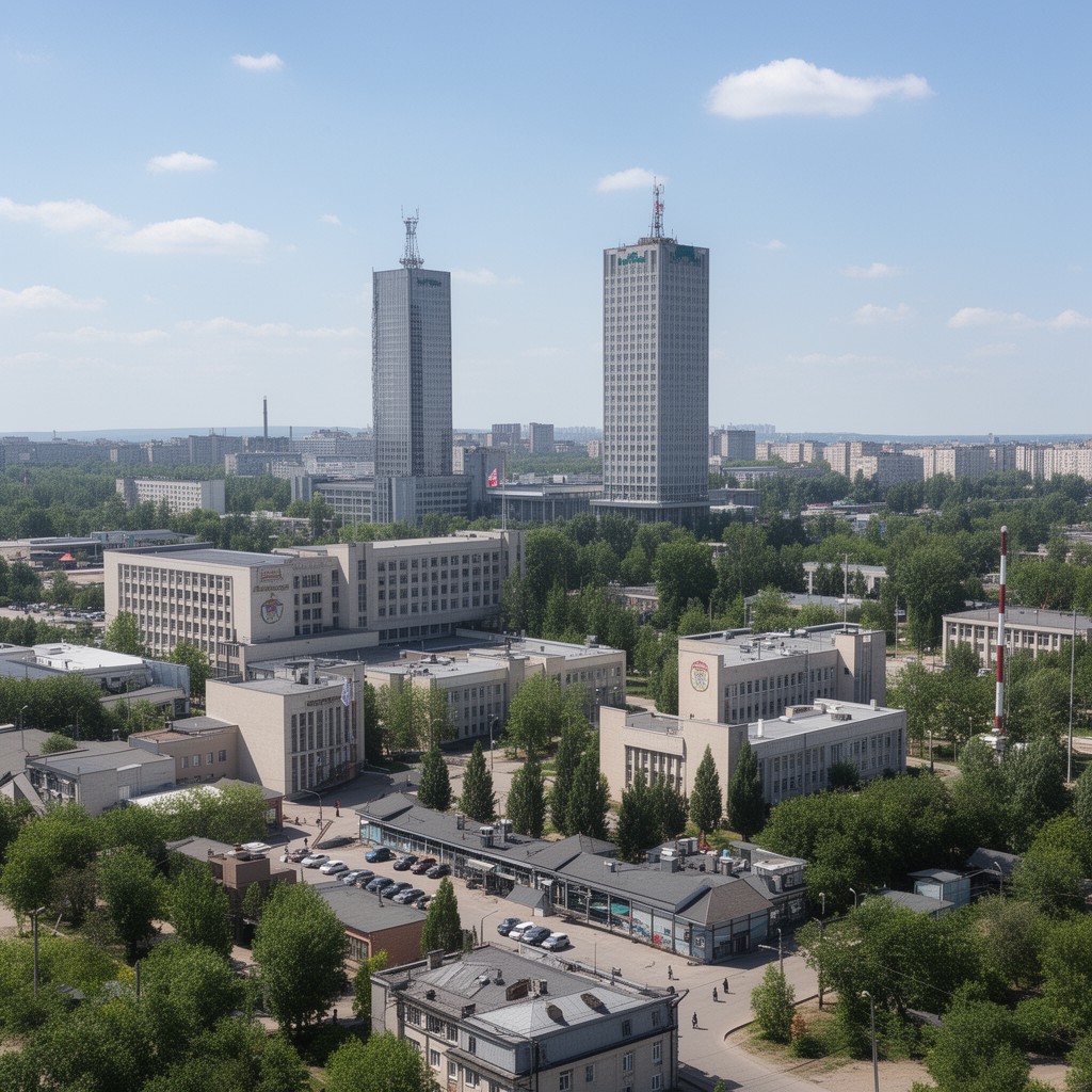 AI-generated illustration of National Research Nuclear University MEPhI (satellite campuses)