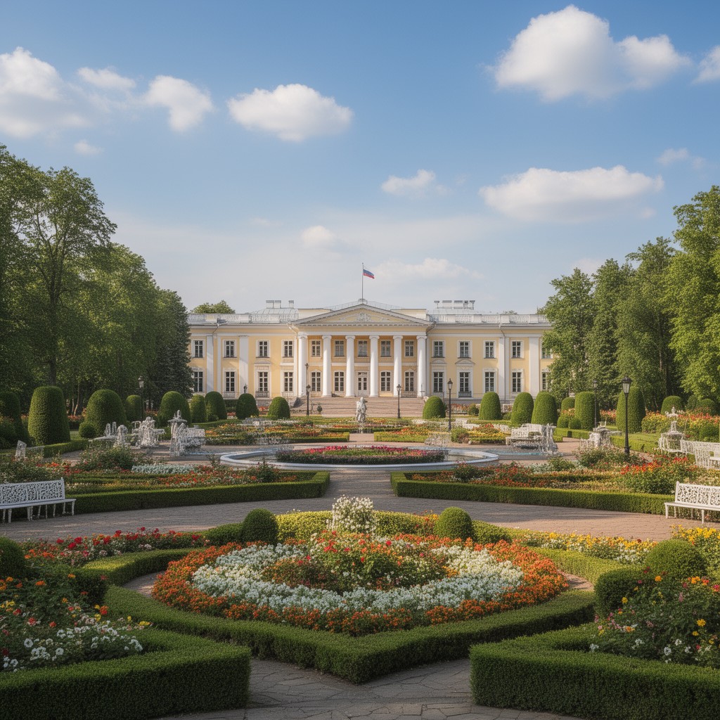 AI-generated illustration of Arkhangelskoye Estate