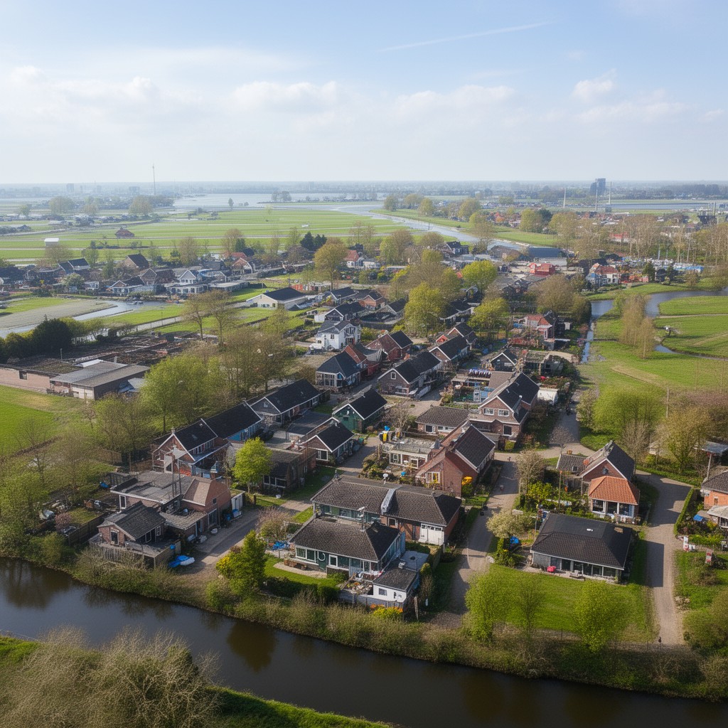 AI-generated illustration of Nieuw-Beijerland