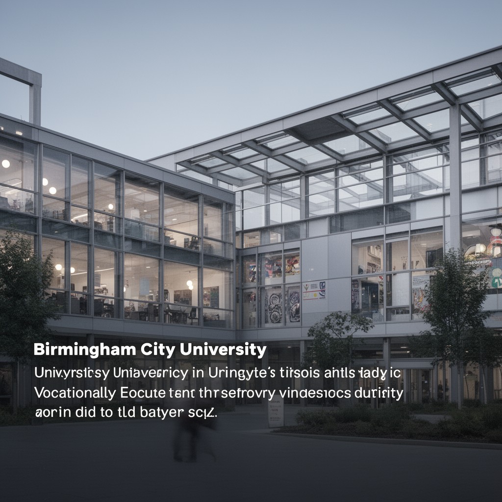 AI-generated illustration of Birmingham City University