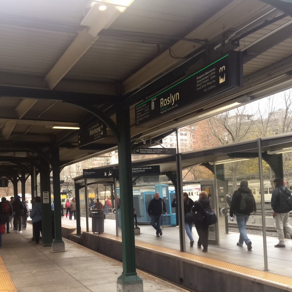 AI-generated illustration of Roslyn station