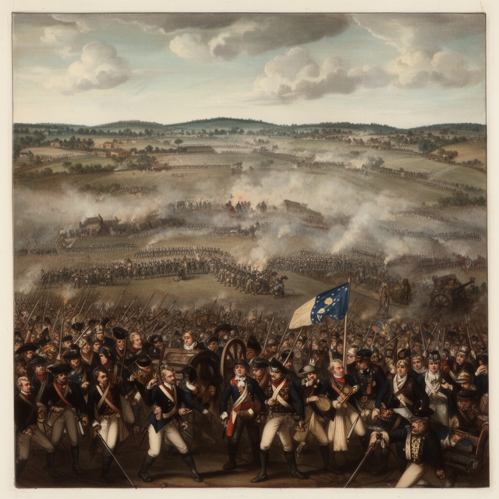 AI-generated illustration of Battle of Corbach