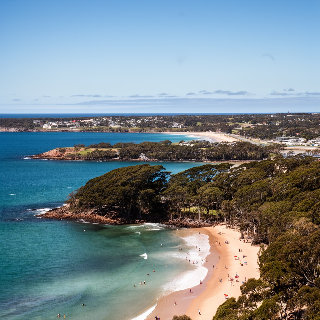 AI-generated illustration of Batemans Bay