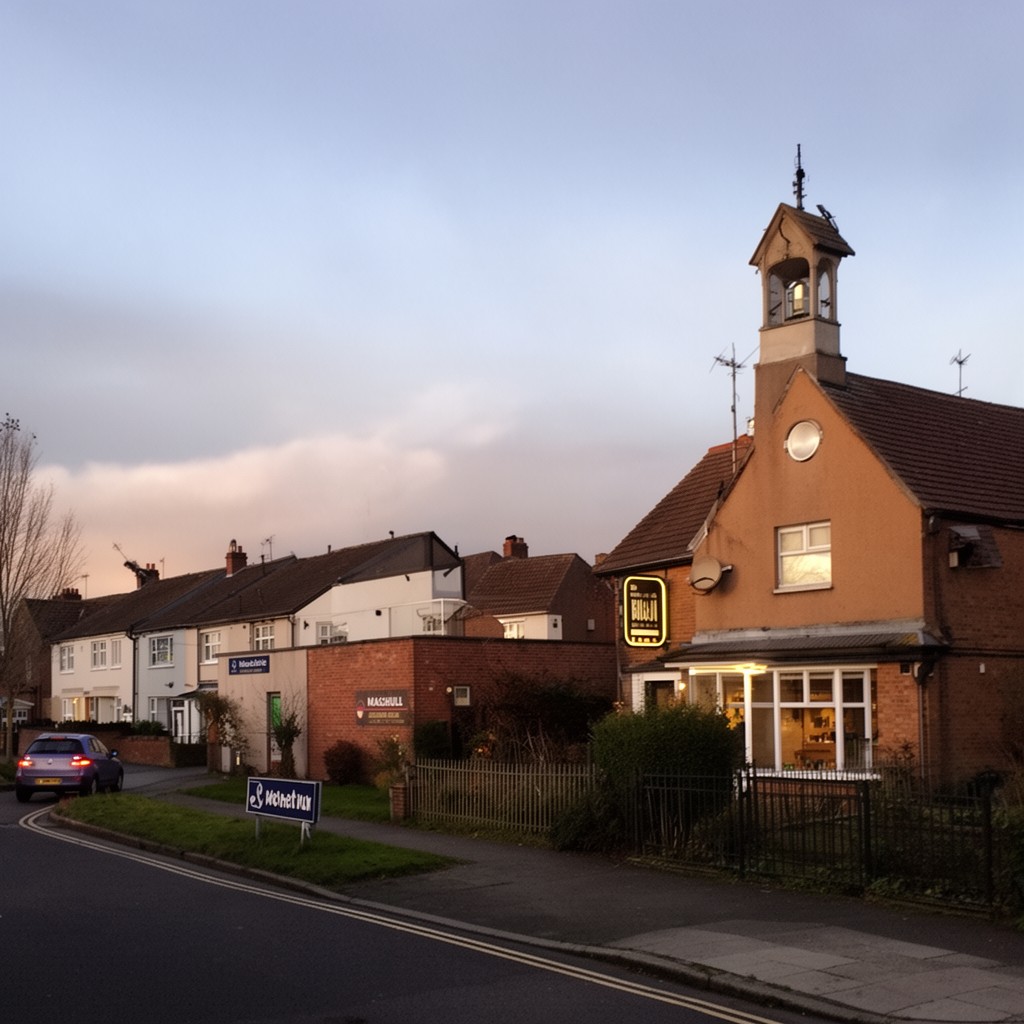 AI-generated illustration of Maghull