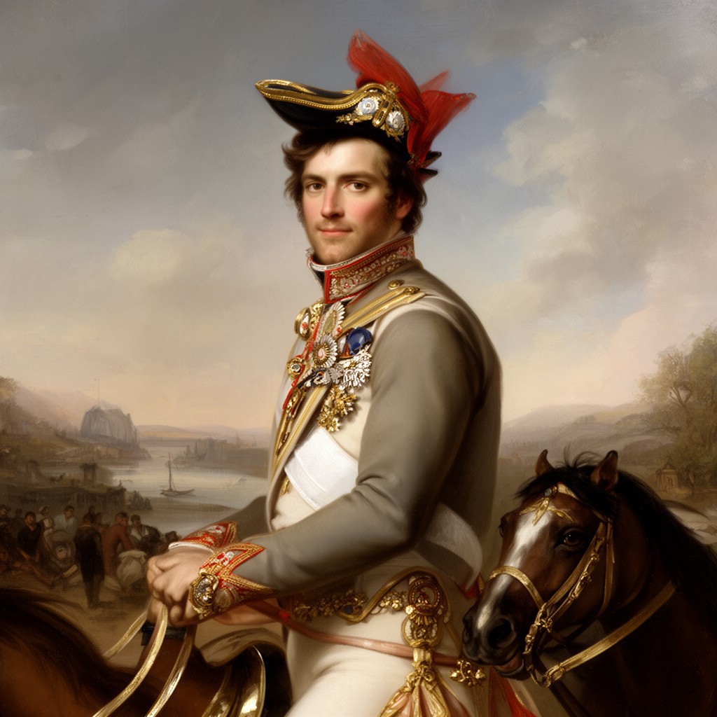 AI-generated illustration of Joachim Murat