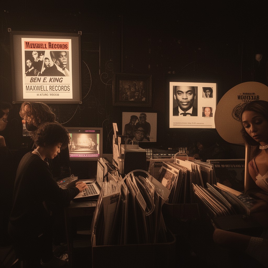 AI-generated illustration of Maxwell Records