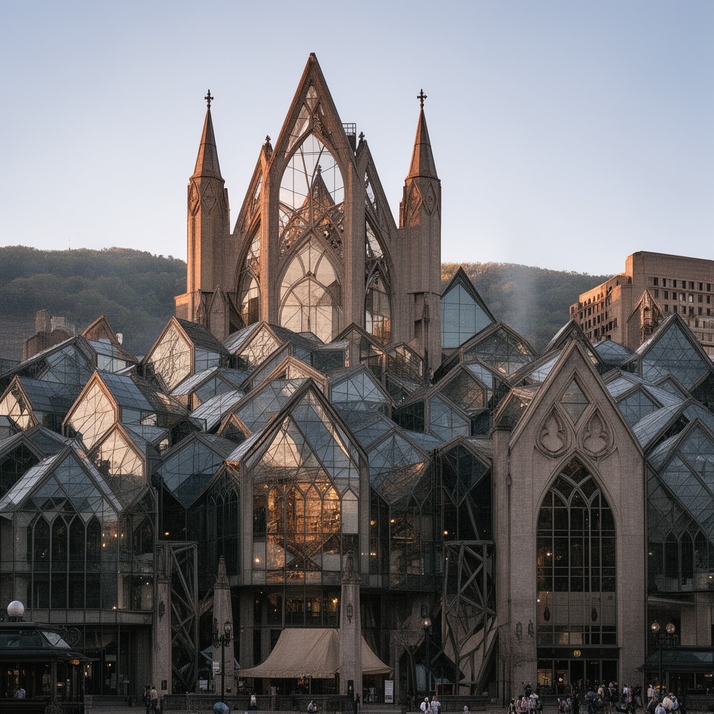 AI-generated illustration of PPG Place