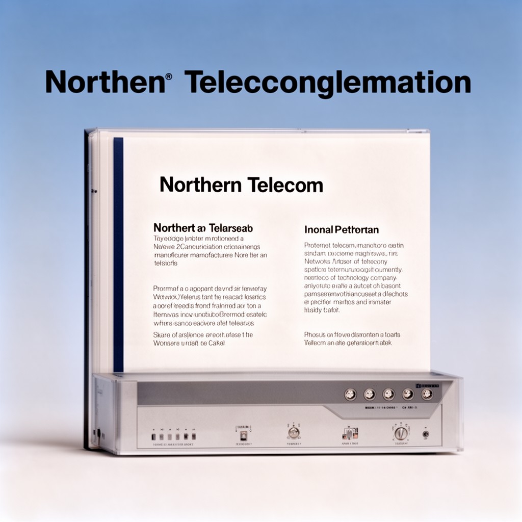 AI-generated illustration of Northern Telecom
