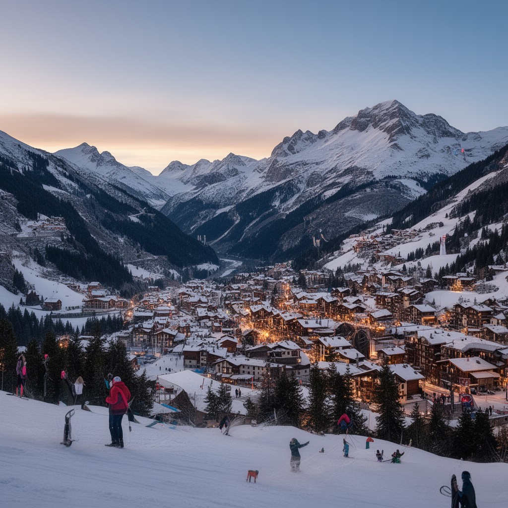AI-generated illustration of Morzine