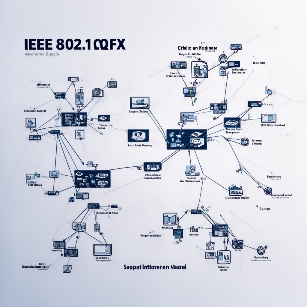 AI-generated illustration of IEEE 802.1Qfx