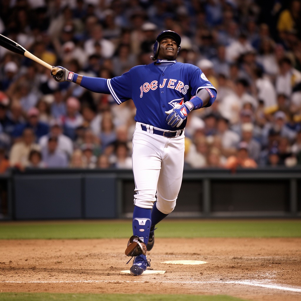 AI-generated illustration of Joe Carter