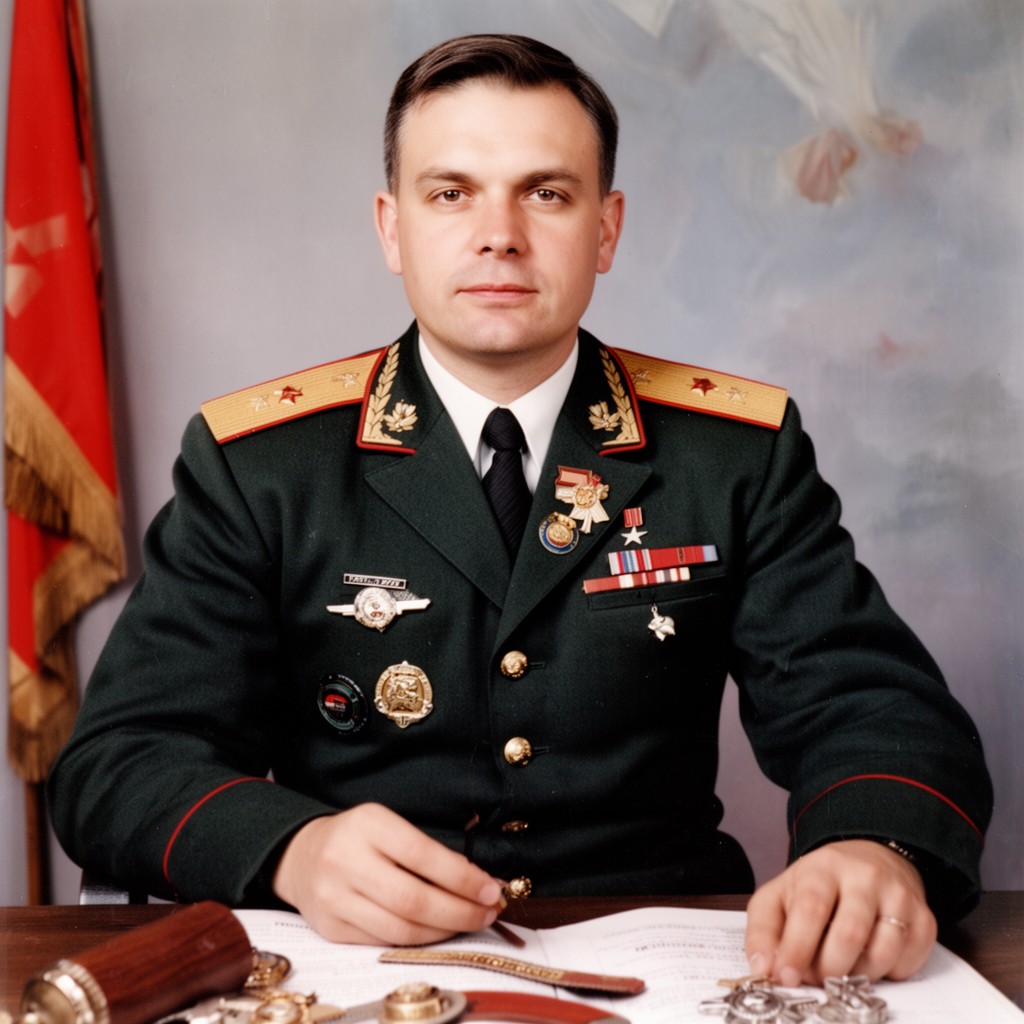 AI-generated illustration of Vasiliy Tupikov