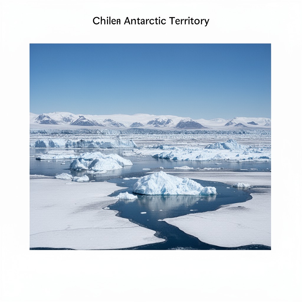 AI-generated illustration of Chilean Antarctic Territory