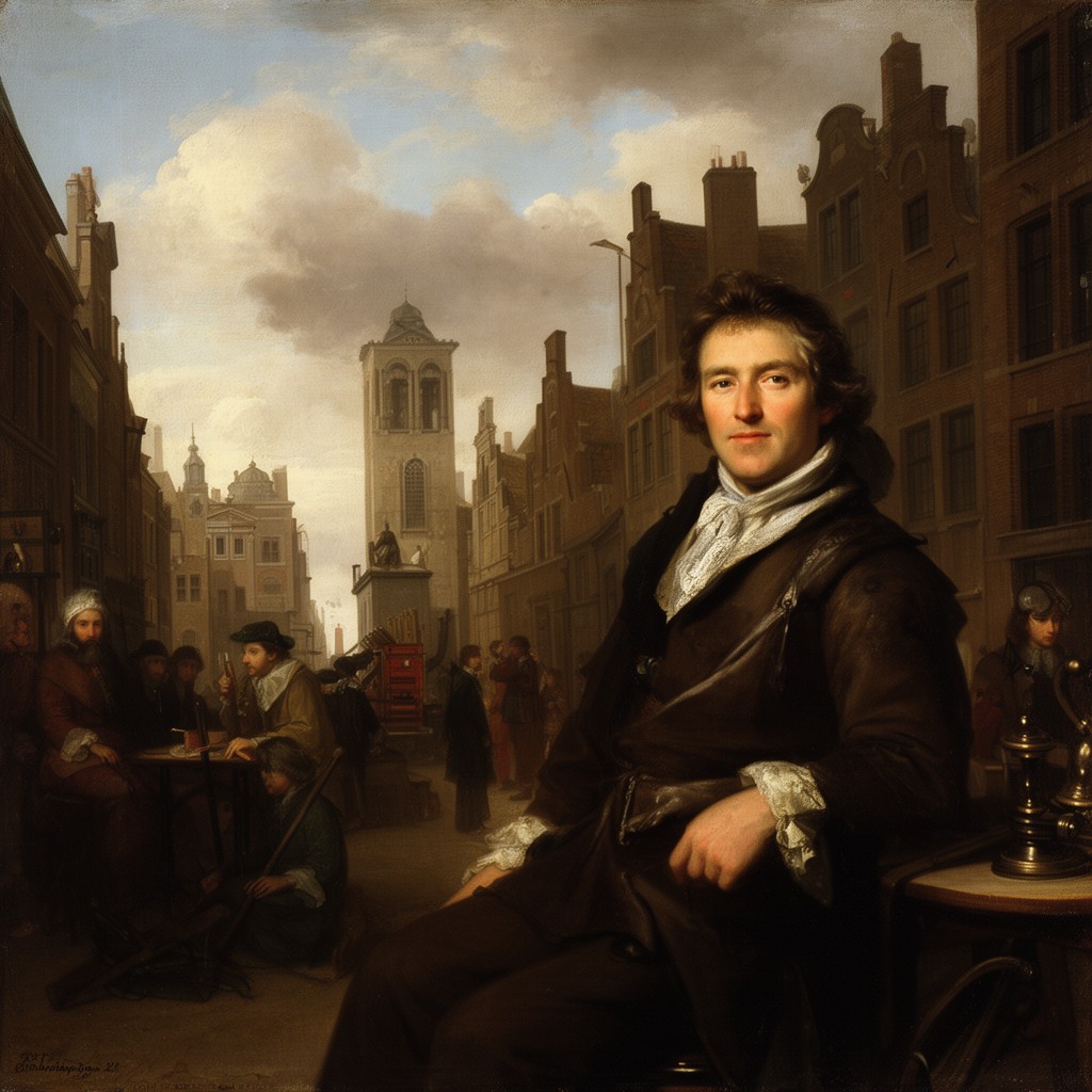 AI-generated illustration of Jan van der Heyden